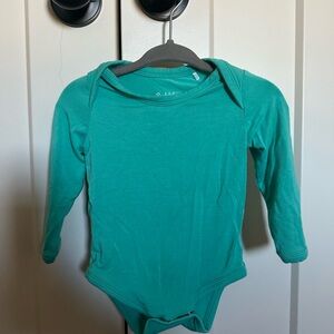 Bubble Baby Teal Long Sleeve Bodysuit